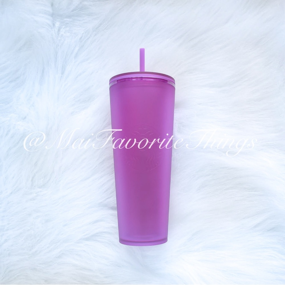 Venti Soft Touch Purple Starbucks Tumbler